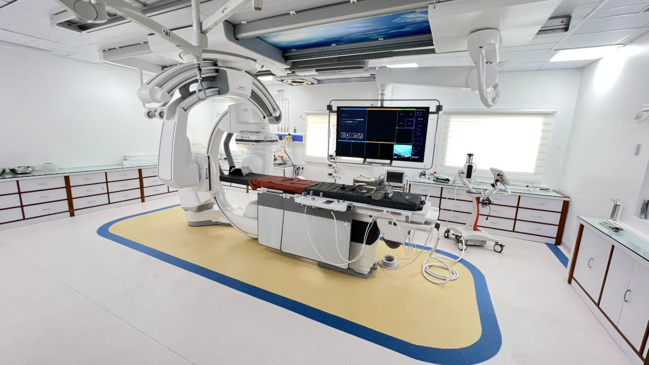 Siemens ARTIS icono biplane angiography system at G S Neuroscience